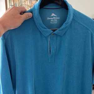 Men’s blue Tommy Bahama polo xxl